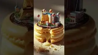 Ai Animation Food City #foodcity 🥪🥨 #animationcartoon #shortsAi @VibroAnimate7