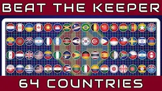 Beat The Keeper - 64 Country Marble Race #57