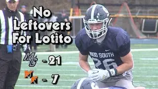 Middletown South 21 Middletown North 7 | Thanksgiving Week Football | Chris Lotito 2 TD's