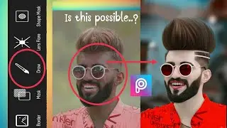 Picsart New Hairstyle Editing ||Picsart Hair+White Face Editing || Picsart Cb Hair Editing