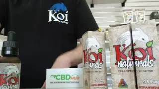 KOI NATURALS STRAWBERRY BROAD SPECTRUM CBD TINCTURE 250mg 500mg 1,000mg 2,000mg