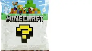 Unpacking Minecraft mystery pack