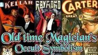 Old Time Magician Posters - Occult Symbolism Slideshow