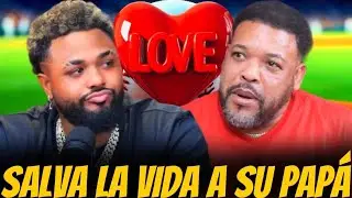 JUNIOR CAMINERO LE SALVA LA VIDA A SU PADRE EN PLENA ENTREVISTA 