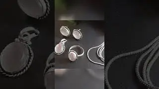 German silver earrings,finger rings and necklace combo #germansilverearrings #germansilverjewllery