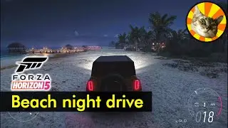 Beach night drive: Playa Tranquila to Playa Azul | Forza Horizon 5