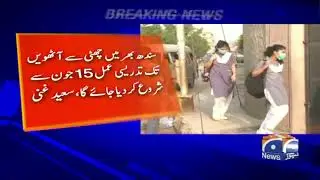 Sindh schools can resume classes 6-8 from tomorrow: Saeed Ghani