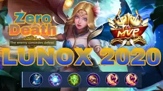 LUNOX 2020 | NO DEATH | BUILD | MOBILE LEGENDS