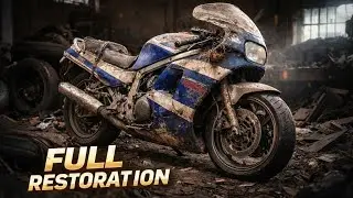 I Bought This Abandoned Suzuki GSX-R750 for $150&hellip; Full ASMR Restoration