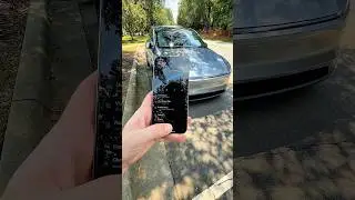 My iPhone is my key for Tesla.😳 #tesla #automobile