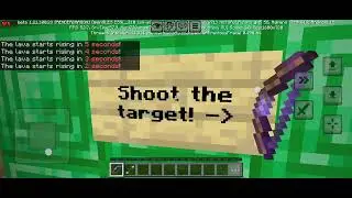 Playing Minecraft rising lava parkour🌋