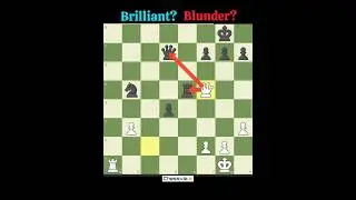 Brilliant Or Blunder,Can You Identify 🤔💭 #chess #memes #chessmaster #puzzle