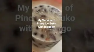 My Version of Pinoy Ice Buko with Monggo #pinoy #pinoyfoodie #lutongbahay #icebuko