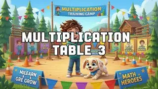 Multiplication Table of 3 🎵 | Easy Math Song | Mental Math Magic