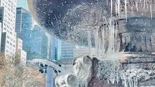 Brrrrrrrrrryant Park Frozen Fountain