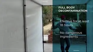 Mass entry / exit decontamination