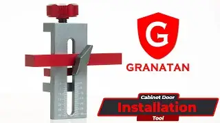 Cabinet Door Installation Positioner &ndash; Adjustable Aluminum Jig for Cabinet Doors