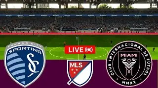 🔴LIVE: Sporting KC vs Inter Miami Live Match Today | MLS | Match stream PC Games Online