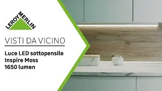Visti da vicino: luce LED sottopensile Inspire Moss 1650 lumen | Leroy Merlin