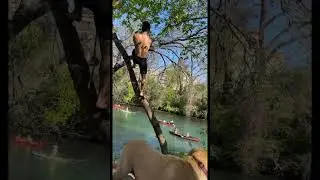 Zilker park Austin Texas (Barton springs) #austin #austintexas #zilkerpark #bartonsprings #backflip