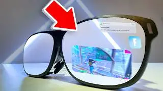 Trying *NEW* Augmented Reality Gaming in Fortnite! (Ft. Rokid AR Spatial)