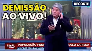 DATENA: Diretor pede DEMISS&Atilde;O ap&oacute;s bronca AO VIVO