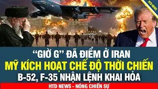 XONG! KHÔNG THỂ CẢN NỔI! Mỹ kích hoạt chế độ thời chiến tấn công Iran, Đưa Khamenei ra dân xét xử