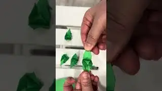 초록색 종이학 10