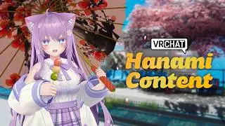 it's sakura time in vrchat, baby