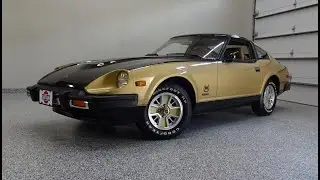 1980 Datsun 280ZX 10th Anniversary in Black & Gold & Engine Sound on My Car Story with Lou Costabile