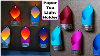 Candle Holder Making ideas | Paper Tea Light Candle Holder | DIY- Candle Stand