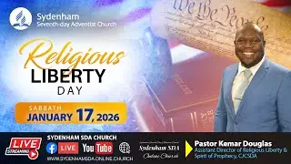 Sab., Jan., 17, 2026 | Bible Class & #AdventistYouth Program | Sydenham SDA Online Church | 4:00PM