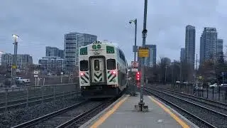 Cab car 252 leaving mimico on track 3 #gotransit 