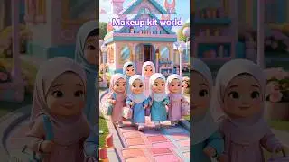 Makeup Kit World 🧴✨ Cute Baby Girls Going to School#shortsvideo #cutebaby