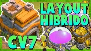 Layout cv7 GUERRA/FARME/PUSH, e salve para os inscritos !!! Clash of clans