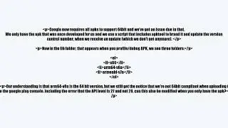 How do you convert a 32bit android apk to a 64bit apk without the original code?