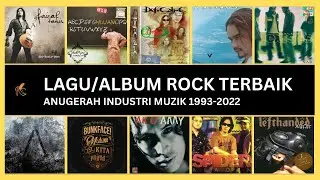 ALBUM/LAGU ROCK TERBAIK: Senarai Pemenang Anugerah Industri Muzik | AIM 1995 - 2022