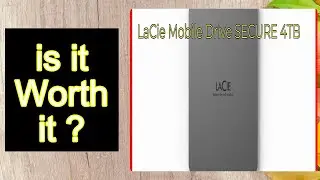 LaCie Mobile Drive SECURE 4TB Features - Important Information