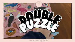 Double sided puzzle for kids, bird puzzle, bug puzzle