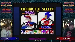 Kat vs StarClay64 (Losers Finals) - Sonic the Fighters (XBLA) - Retropalooza 2024