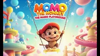 Momo the Monkey & the Magic Playground | Fun Adventure Song for Kids 🐵🌈✨ | Learn, Dance & Play!