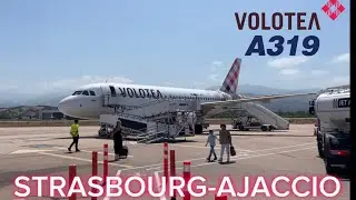 TRIP REPORT: Volotea Airbus A319 | Strasbourg (SXB) - Ajaccio (AJA)