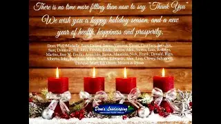 Dom's Landscaping and the Domco Group's Year End Holiday Greetings video