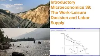Introductory Microeconomics 39: The Consumption-Leisure Decision and Labor Supply