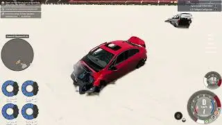BeamNG drive'da arabaları rampadan atıyoruz