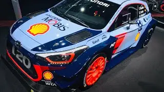 Hyundai i20 WRC Rally Car at Frankfurt 2017 Autoshow (4K) - Supercars DD