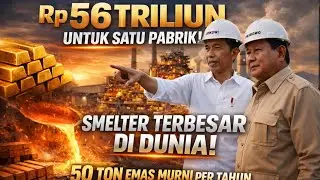 Harta Karun Pulang! Rahasia Rp 56 Triliun di Balik Smelter yang Cetak 60 Ton Emas Per Tahun