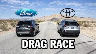 Ford Escape SE v Toyota RAV4 | DRAG RACE