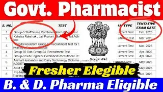 🚨pharmacist vacancy 2026 | mpesb pharmacist exam notification out 🔥| pharmacist 2026 vacancy notice