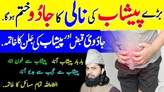 Bari Peshab ki Nali ka Jadu Khatam | Qabz Aur Peshab ki Jalan ka (Dua) Ilaj | UTI Islamic Treatment